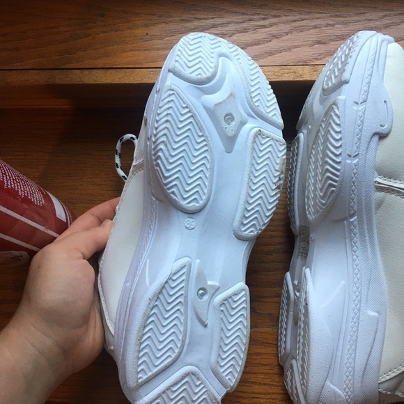 Public Desire Fiyah white chunky sneakers - Picture 4 of 5